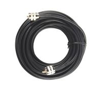 Câble Coaxial Cb Rg58 Uhf Pl-259 Cuivre Caoutchouc Noir