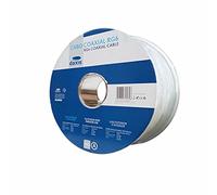 Câble coaxial ccs, Al de Interior RG6 Blanc en Bobine de 100 m.