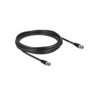 Câble coaxial DeLOCK 80084 BNC mâle vers BNC mâle, 5 mètres, 75 Ohm, Noir