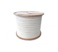 Câble coaxial DIGITUS RG-6, 75 Ohm, blindé (2x feuille + 77% tresse), Fca, PE, 100 m, noir
