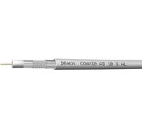 Câble coaxial DRAKA 1019225-00200 75 Ω 100 dB blanc Marchandise vendue au mètre