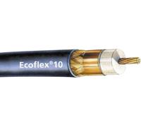 Câble coaxial Ecoflex 10 SSB Electronic 6085 50 Ω 90 dB noir Marchandise vendue au mètre