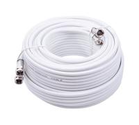 Câble Coaxial - Elap - TWIN 2x19 VAtC - 25 m - Blanc - Diamètre 7 mm