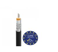 Câble Coaxial Extérieur/Intérieur Noir CU/CUSN CPR DCA Bobine De 250M 414003 ...
