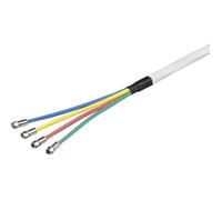 Câble coaxial Goobay 67330 Ø extérieur: 17 mm 75 Ω 80 dB blanc 1 set