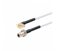 Câble coaxial haute fréquence RG58 étanche N femelle vers SMA mâle 50 ohms, connecteur d'extension d'antenne Wi+Fi(SMA F90 to N WF,15Meter)