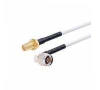 Câble coaxial haute fréquence RG58 étanche N femelle vers SMA mâle 50 ohms, connecteur d'extension d'antenne Wi+Fi(SMA F to N M90,25M)