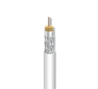 Câble Coaxial Intérieur Blanc Cu/CuSn CPR ECA Bobine 100M 4138 De Televes