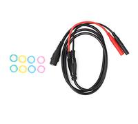 câble coaxial petjoyful P1206 avec fiche BNC mâle et fiche banane droite, cordon de test pour oscilloscope, 100 cm