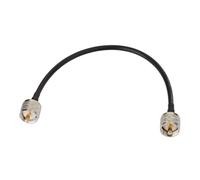 Câble Coaxial PL259 Câble Antenne CiBi 30cm UHF PL-259 Mâle a Mâle Faible Perte RG58 50 Ohm pour Tosmeter CB Twayrdio CB Puissance SWR Mètre Amplificateur Linéaire Charge Fictive Radio Amateur