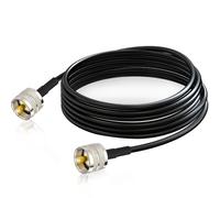 Câble Coaxial PL259 Câble Antenne CiBi 3m UHF PL-259 Mâle a Mâle Faible Perte RG58 50 Ohm pour Tosmeter CB Twayrdio CB Puissance SWR Mètre Amplificateur Linéaire Charge Fictive Radio Amateur