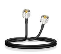 Câble Coaxial PL259 Câble Antenne CiBi 60cm UHF PL-259 Mâle a Mâle Faible Perte RG58 50 Ohm pour Tosmeter CB Twayrdio CB Puissance SWR Mètre Amplificateur Linéaire Charge Fictive Radio Amateur