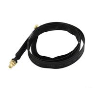 Câble coaxial plat 80 cm pour hélium hotspot miner, pour rallonge d'antenne lorawan RP-SMA, passage de porte et de fenêtre pour RAK V2 pour nebra pour bobcat pour sensecap M1
