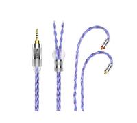 Câble coaxial pour écouteurs Flagship 6N Litz plaqué argent OCC+7N OCC Mix, 2,5 mm avec connecteur M