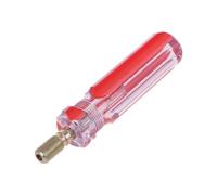 Câble Coaxial pour TV, fil d'unité impérial transparent rouge, connecteur de Booster F, outil d'insertion de ligne, accessoire ménager antidérapant
