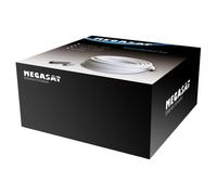 Câble Coaxial Quadshield 120 110 dB 7 mm 4 conducteurs blindé blanc 50 m