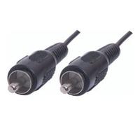 Câble coaxial RCA Erard Audio-vidéo 1,5 m Noir Noir G