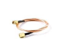 Câble coaxial RF double RP-SMA 2, connecteur SMA-J mâle vers BNC-J, longueur de fil RG316: 1m, 15cm, 30cm, 50cm, 100cm(SMA M to SMA M,Length 15cm)