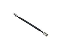 Câble coaxial RF plat traversant for porte/fenêtre, BNC mâle femelle vers Q9 50 ohms, rallonge coaxiale en queue de cochon(FEMALE TO FEMALE,60CM)