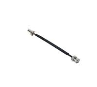 Câble coaxial RF plat traversant for porte/fenêtre, BNC mâle femelle vers Q9 50 ohms, rallonge coaxiale en queue de cochon(MALE TO FEMALE B,40CM)