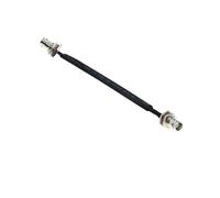 Câble coaxial RF plat traversant for porte/fenêtre, BNC mâle femelle vers Q9 50 ohms, rallonge coaxiale en queue de cochon(FEMALE TO FEMALE B,60CM)