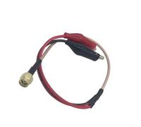 Câble coaxial RF pour SMA mâle vers pince crocodile - Extension de connecteur RF pour testeur (0,3 mètre)