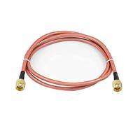 Câble coaxial RF RG400 double blindage, connecteur SMA femelle vers fiche mâle coudée, adaptateur de câble(SMA F to SMA F,20M)