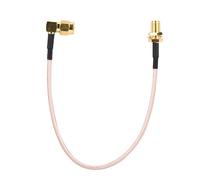 Cable coaxial RF SMa femelle vers SMa male coude 20 cm