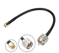 Câble coaxial RF SMA mâle vers UHF PL259 mâle droit RF pigtail ligne de câble coaxial 20 cm