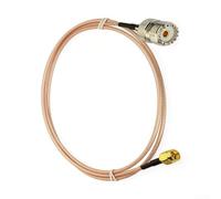 Câble coaxial RF vers UHF + adaptateur UHF pour radio CB Baofeng et pour connexion d'antenne talkie-walkie, longueur 100 cm