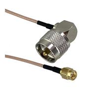 Câble coaxial RG316 avec connecteurs UHF PL259 SO239 vers SMA UHF BNC, câble RF de 4 à 10 Pieds(SMA M to PL259 M90,2FT (60CM))