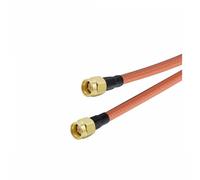 Câble coaxial RG400 à double blindage, connecteur SMA femelle vers SMA mâle coudé, adaptateur coaxial en queue de cochon(S.M.A M to S.M.A M,15CM)