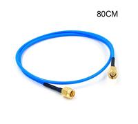 Câble Coaxial RG405 bleu RF 517A, Semi-rigide, Flexible, connecteur SMA mâle à SMA mâle (7.87 39.37 ""l)
