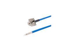 Câble coaxial RG405 semi-flexible SO239 UHF à bride femelle N femelle R+F, câble de test haute fréquence 6 GHz 086, 50 ohms(UHF PF to PCB,10CM4(inch))