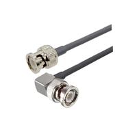 Câble coaxial RG58 BNC mâle vers fiche RF 50 ohms, connecteur à sertir, double broche, 0,5 m, 1, 2, 10, 20(BNC M to BNC M90,18M)