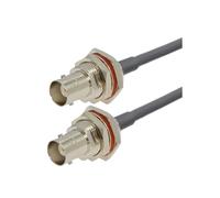 Câble coaxial RG58 BNC mâle vers fiche RF 50 ohms, connecteur à sertir, double broche, 0,5 m, 1, 2, 10, 20(BNC FW to BNC FW,80CM)