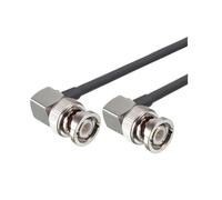Câble coaxial RG58 BNC mâle vers fiche RF 50 ohms, connecteur à sertir, double broche, 0,5 m, 1, 2, 10, 20(BNC M90 to BNC M90,10M)