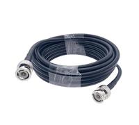 Câble coaxial RG58 BNC mâle vers fiche RF 50 ohms, connecteur à sertir, double broche, 0,5 m, 1, 2, 10, 20(BNC M to BNC M,40CM)