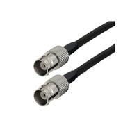 Câble coaxial RG58 BNC mâle vers fiche RF 50 ohms, connecteur à sertir, double broche, 0,5 m, 1, 2, 10, 20(BNC F to BNC F,20M)