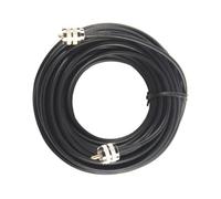 Câble Coaxial Rg58 Pl-259 Mâle Mâle Uhf Noir 49, 2 Pieds