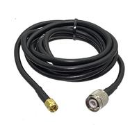 Câble coaxial RG58 TNC mâle vers SMA mâle, connecteur à sertir, câble RF de 15 cm, 20 m(2FT (60CM))
