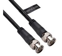 Câble coaxial RG59 avec connecteur BNC mâle vers mâle 10 m 75 Ohm RG59 Câble d'extension vidéo CCTV pour connecteur coaxial SDI - Noir