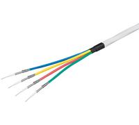 Câble coaxial satellite KKS Quattro 4x1/4,8 CCS blanc 67329