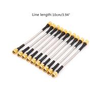 Câble Coaxial SMA mâle à SMA mâle RG402, connecteur Semi-rigide de 10cm, 10 pièces