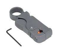 Câble coaxial Strip-t-il manuel outil de décapage de fil rotatif avec lame réglable pour RG58 RG59 RG62 Câbles de réseau Abs et Sk5 Steel Construction