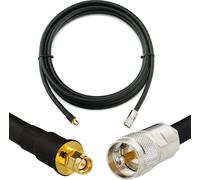 câble coaxial UHF PL259 de 2m - Câble d'extension 8D-FB résistant aux intempéries et à pertes ultra faibles avec connecteur PL-259 - Câble d'antenne PL pour radio CB HAM radio SWR antennes radio amate