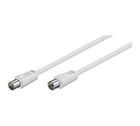 Câble Coaxial - WENTRONIC - 50910 - 0.5 m - Mâle/Femelle - Blanc