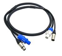 Câble combiné Flexible 1 m, 2 m, 3 m, 5 m, 1,5 m, XLR, DMX512, Alimentation, 3 x 1,5 mm for projecteurs asservis de scène(5m)