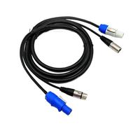 Câble Combo XLR Flexible 3 x 1,5 mm² (1 m, 2 m, 3 m, 5 m) for projecteurs asservis de scène(5 Meters)