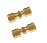 Câble commande Accessoires de réparation, raccords en laiton pour flexible frein, union pour conduites voiture(B-2pcs)